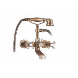 44223-2An KAISER Carlson Style Antique смеситель для ванны с двумя рукоятками бронзовый (керамически